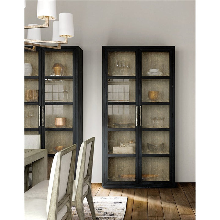 Linville Falls - Shou Sugi Ban Curio Cabinet