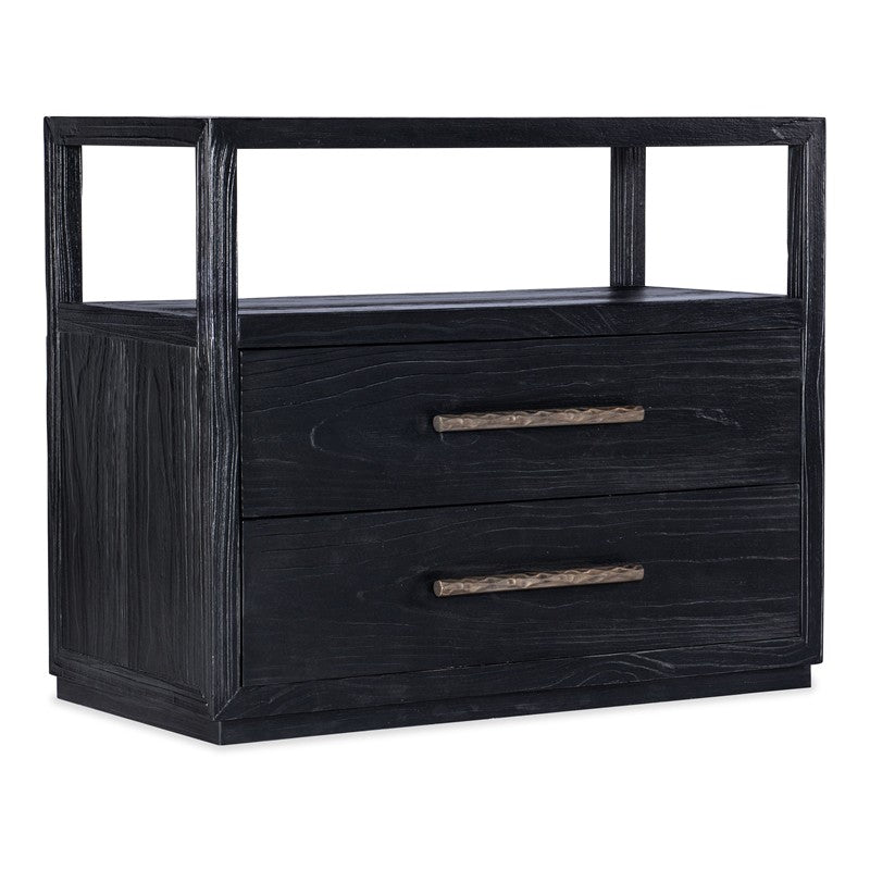 Linville Falls - Shou Sugi Ban 2-Drawer Nightstand