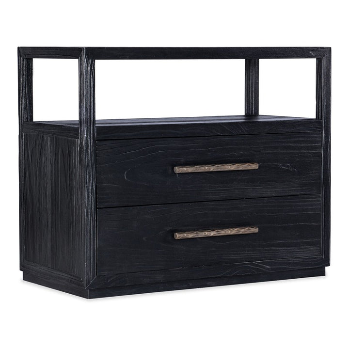 Linville Falls - Shou Sugi Ban 2-Drawer Nightstand