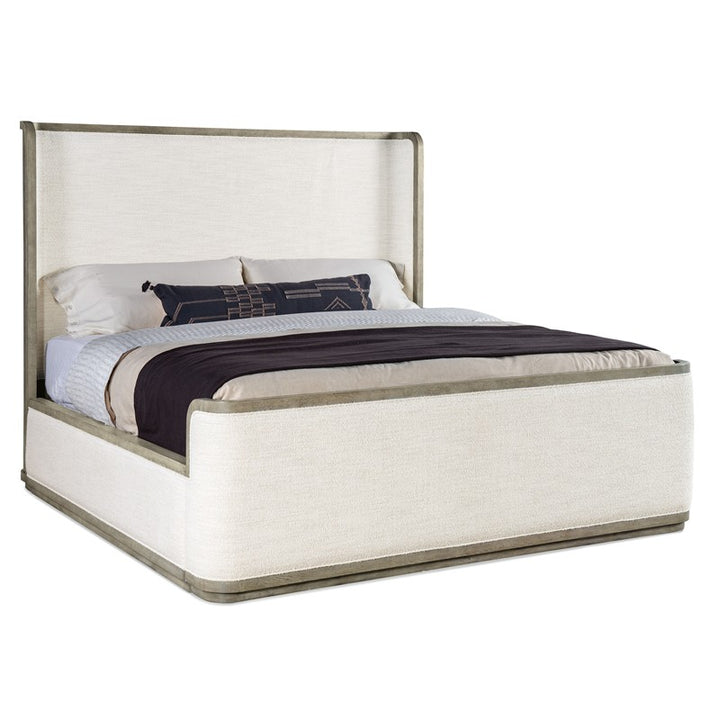 Linville Falls - Boones California King Upholstered Shelter Bed