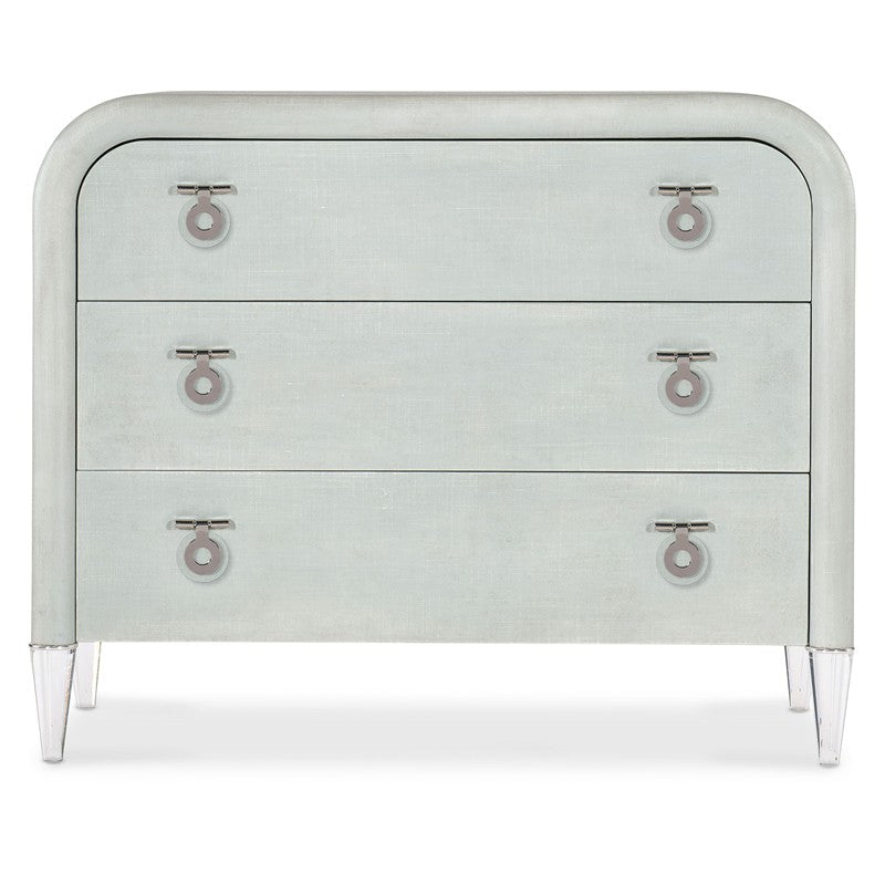 Melange - Julip Accent Chest - Pearl Silver