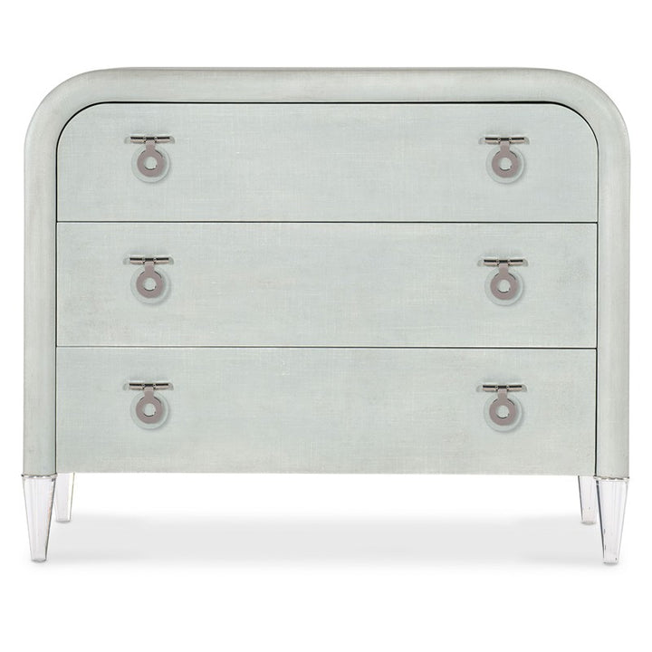 Melange - Julip Accent Chest - Pearl Silver