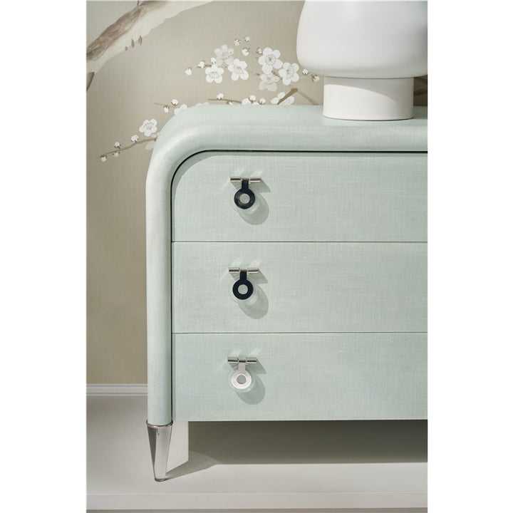 Melange - Julip Accent Chest - Pearl Silver