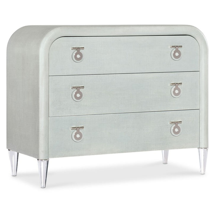 Melange - Julip Accent Chest - Pearl Silver