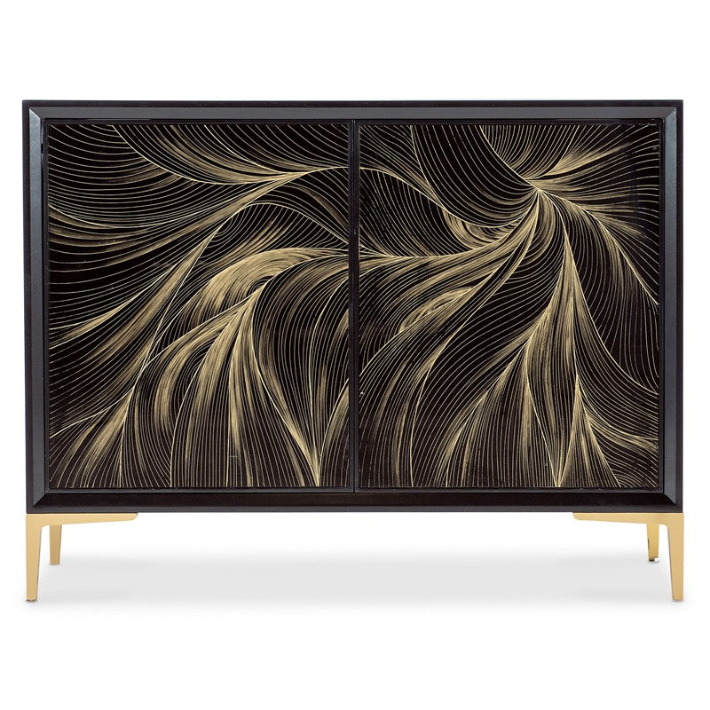 Melange - Willow Hall Chest - Black