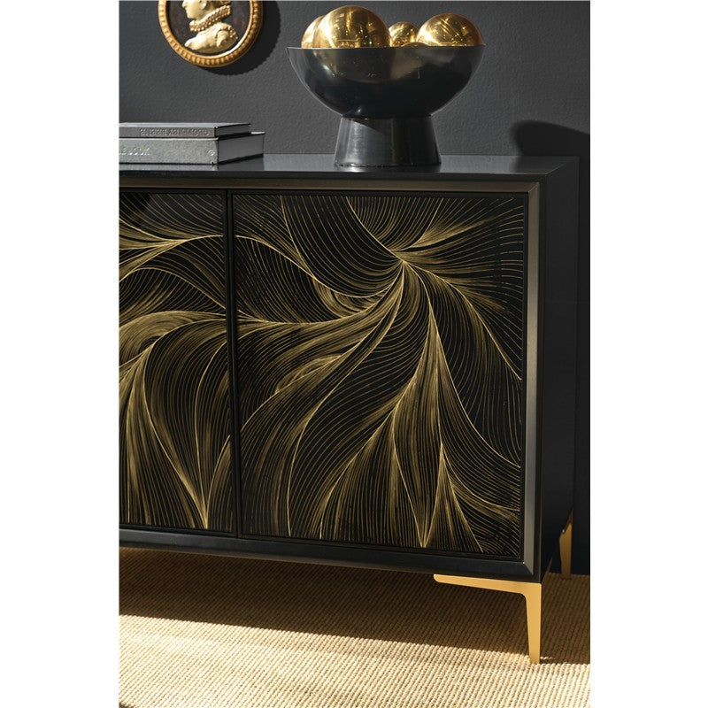 Melange - Willow Hall Chest - Black