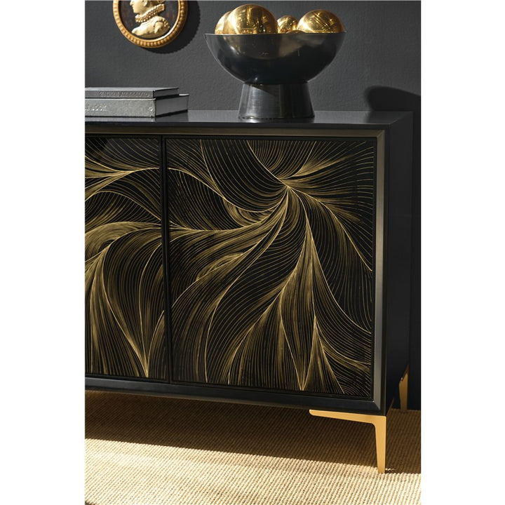 Melange - Willow Hall Chest - Black