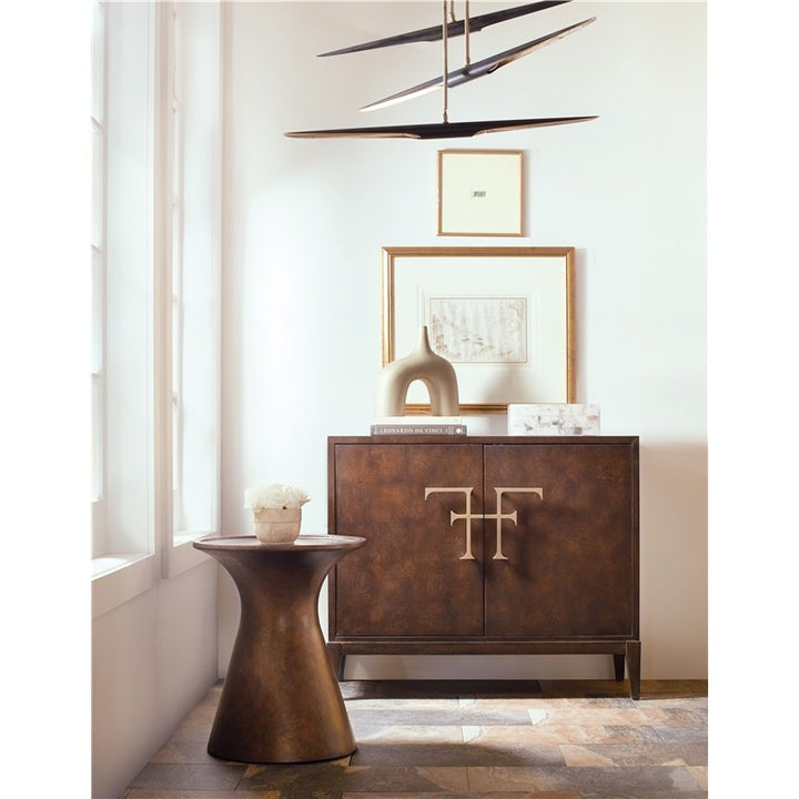 Melange - Barron Accent Table - Bronze