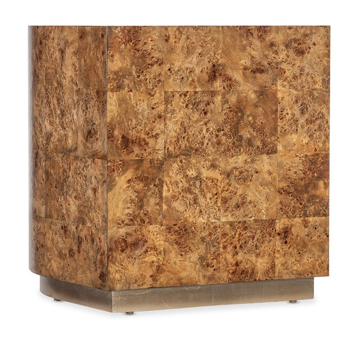Melange - Burlesque Accent Table - Light Brown