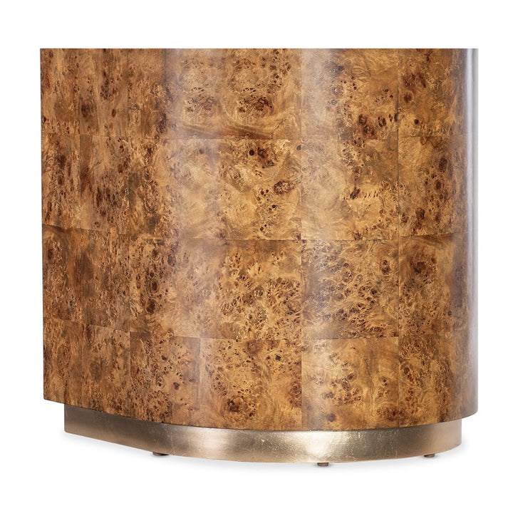 Melange - Burlesque Accent Table - Light Brown