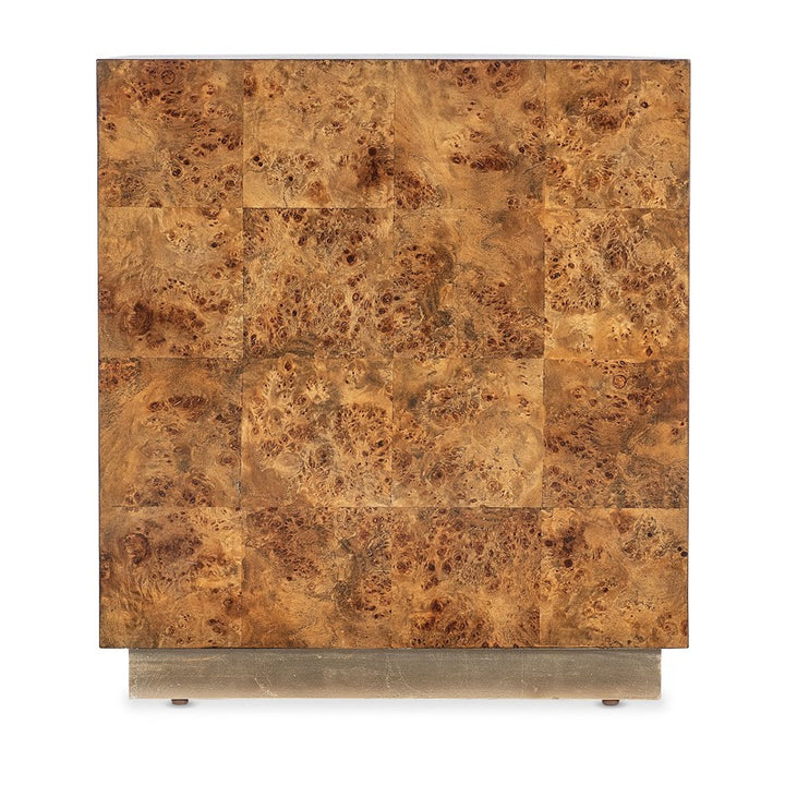 Melange - Burlesque Accent Table - Light Brown