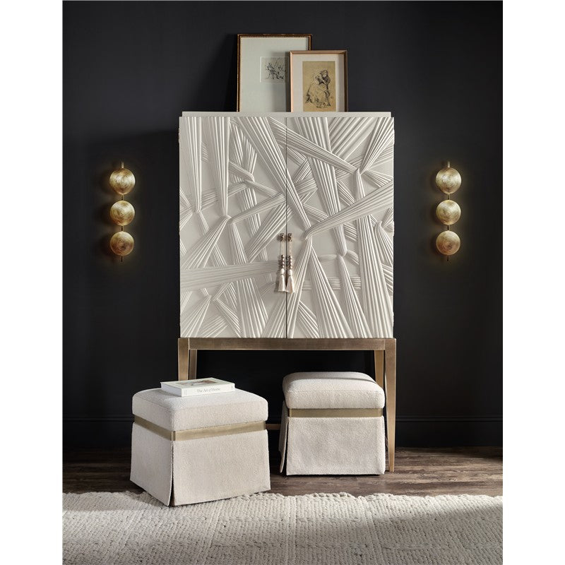Melange - Dream Weaver Bar Cabinet - White