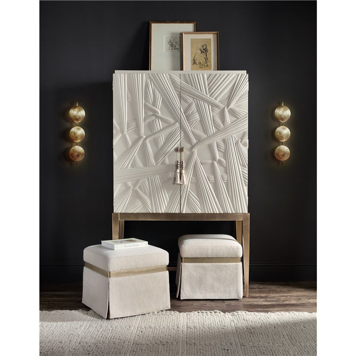 Melange - Dream Weaver Bar Cabinet - White