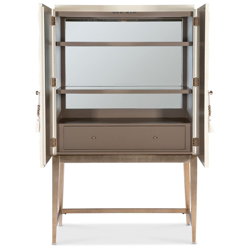 Melange - Dream Weaver Bar Cabinet - White