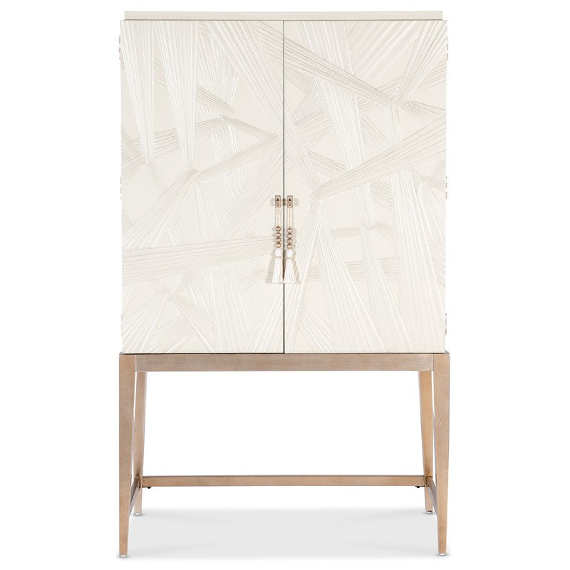 Melange - Dream Weaver Bar Cabinet - White