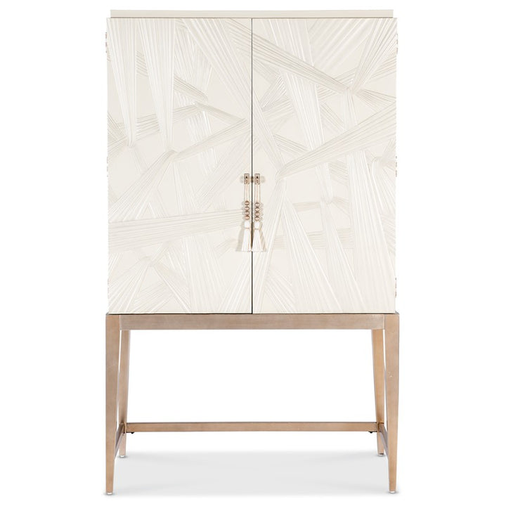 Melange - Dream Weaver Bar Cabinet - White