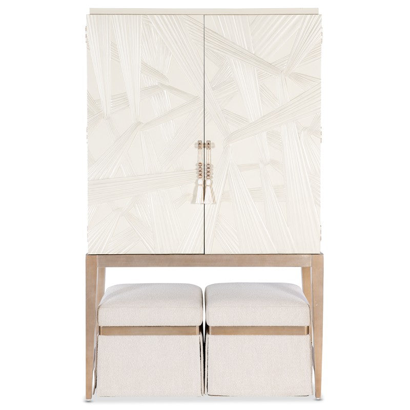 Melange - Dream Weaver Bar Cabinet - White