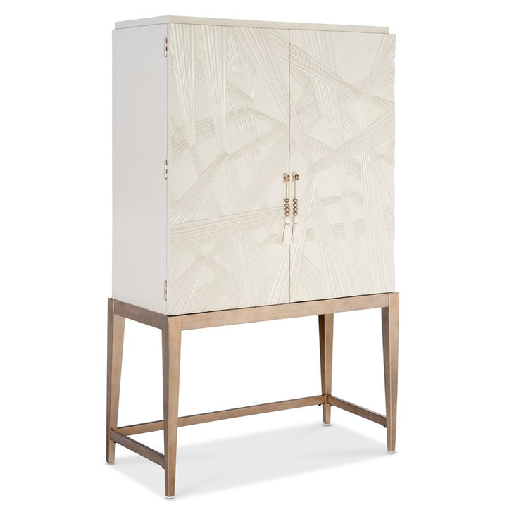 Melange - Dream Weaver Bar Cabinet - White