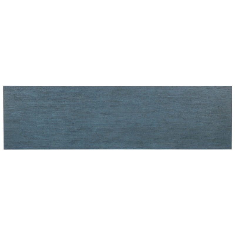Melange - Round Valley Three Door Entertainment Credenza - Blue