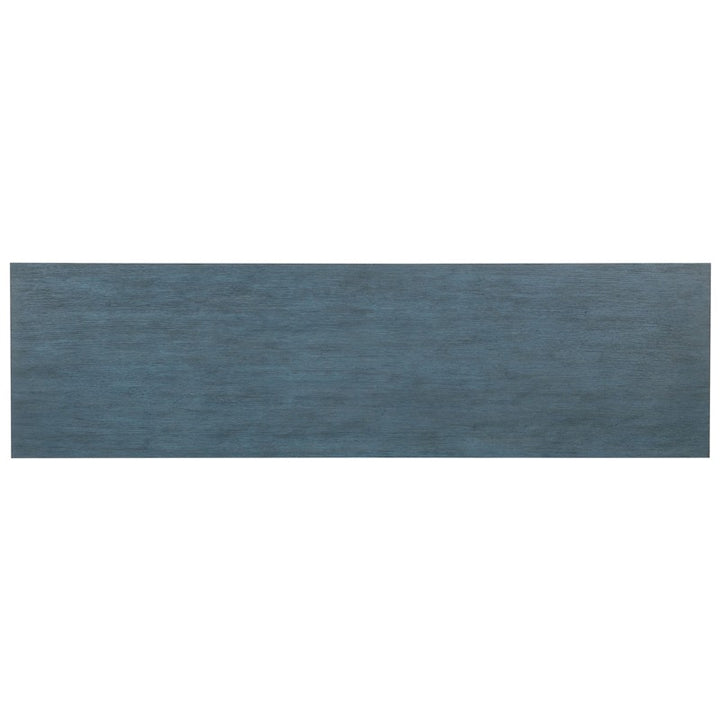 Melange - Round Valley Three Door Entertainment Credenza - Blue