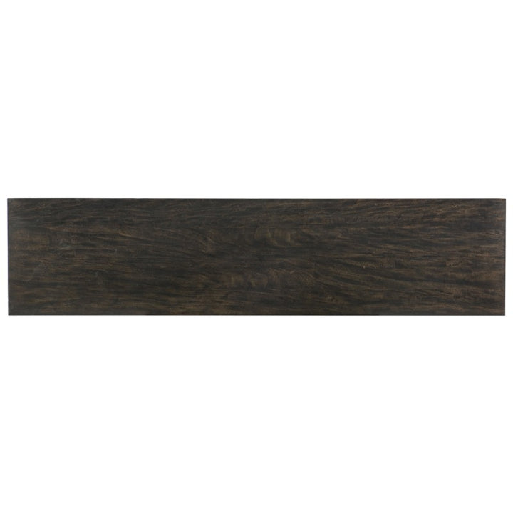 Melange - Asher Four Door Entertainment Credenza - Dark Brown