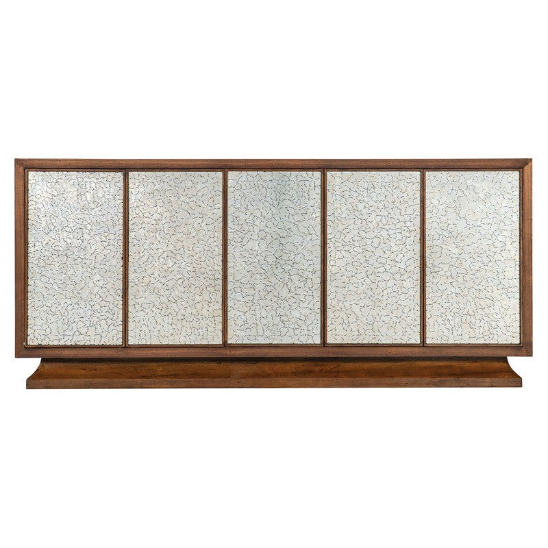 Melange - Lloyds Leopard Entertainment Credenza - Dark Brown