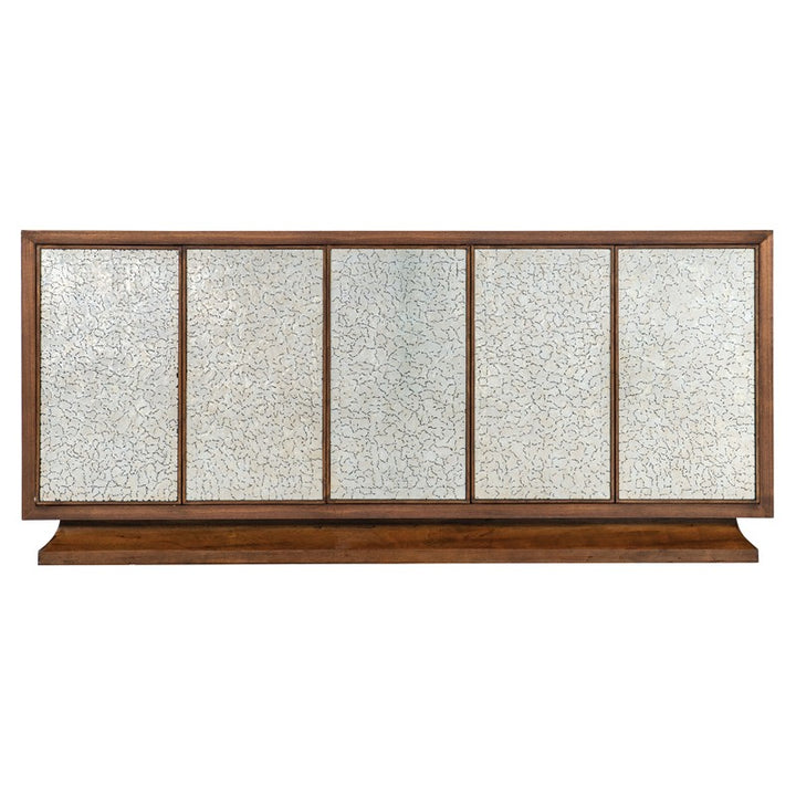 Melange - Lloyds Leopard Entertainment Credenza - Dark Brown