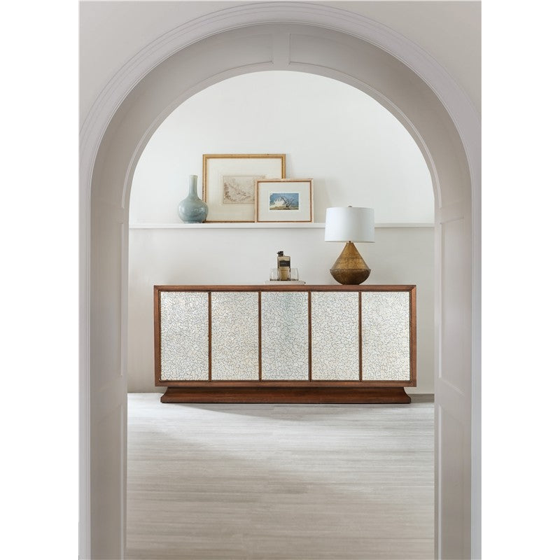 Melange - Lloyds Leopard Entertainment Credenza - Dark Brown
