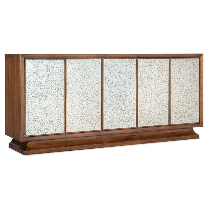 Melange - Lloyds Leopard Entertainment Credenza - Dark Brown