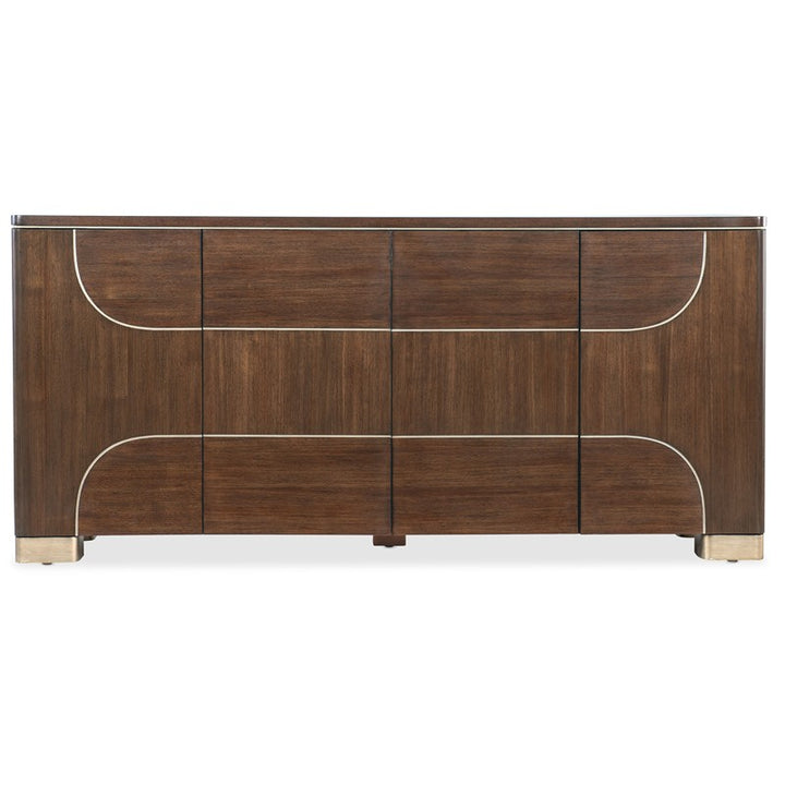 Melange - Contours Credenza - Dark Brown