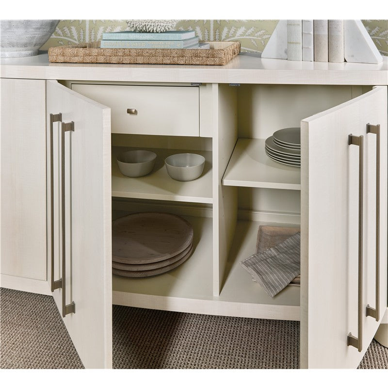 Melange - Bar None Credenza - White