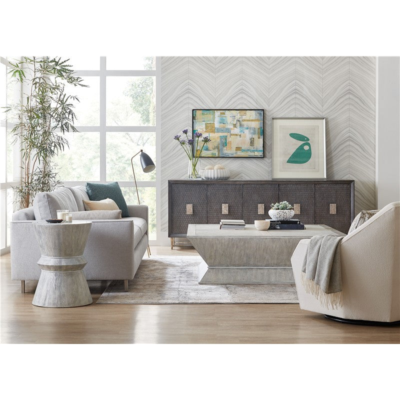 Melange - Korena Accent Table - Dark Gray