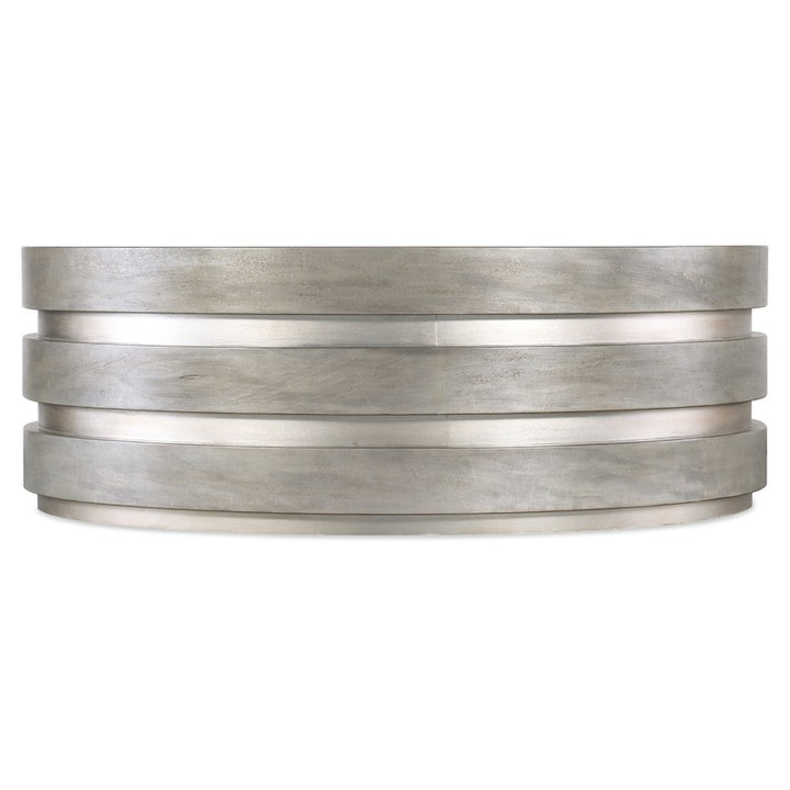 Melange - Guilded Cocktail Table - Pearl Silver