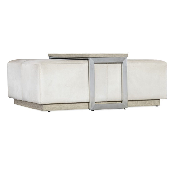 Melange - Bridged Cocktail Table - Beige