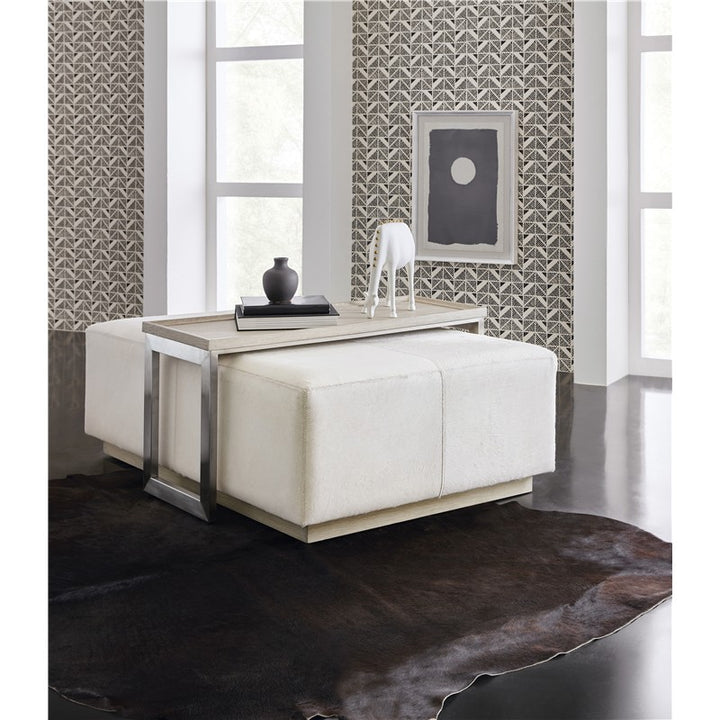Melange - Bridged Cocktail Table - Beige