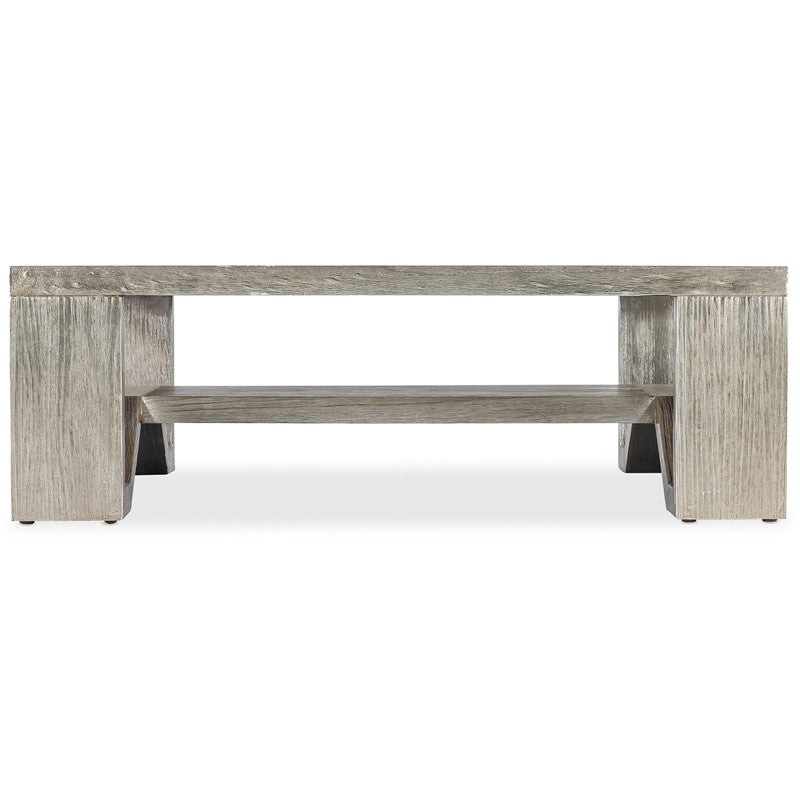 Melange - Saber Cocktail Table - Pearl Silver