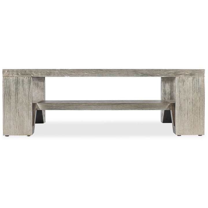 Melange - Saber Cocktail Table - Pearl Silver