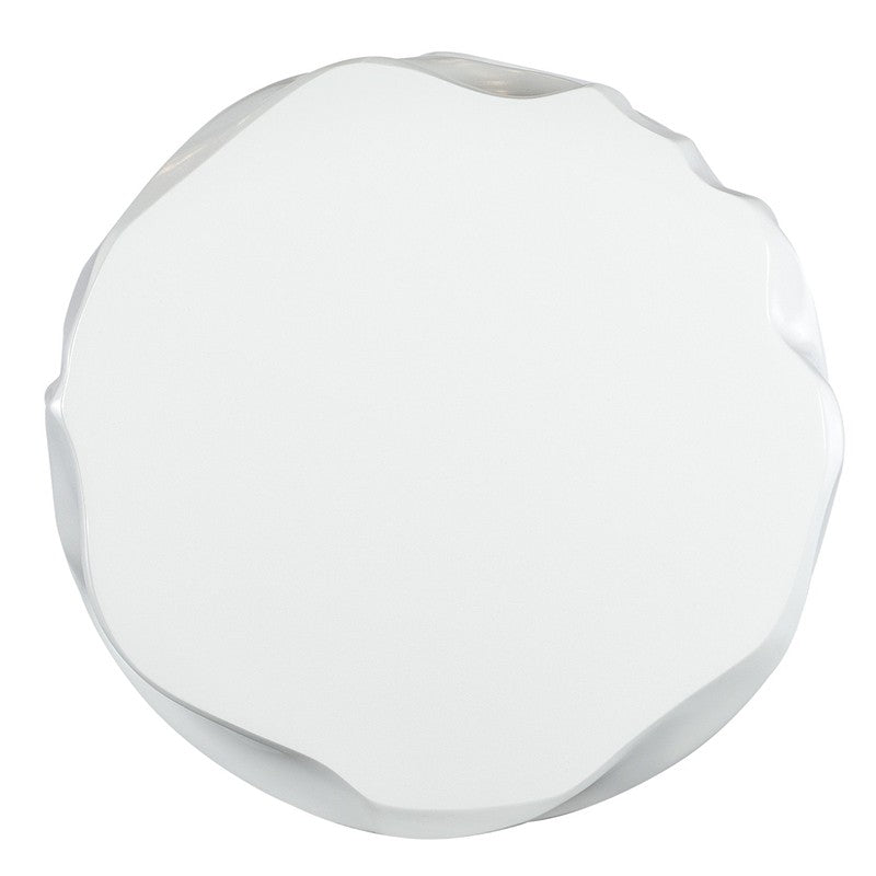 Melange - Alabaster End Table - White