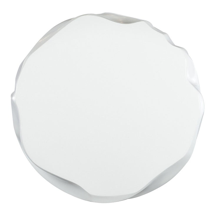 Melange - Alabaster End Table - White