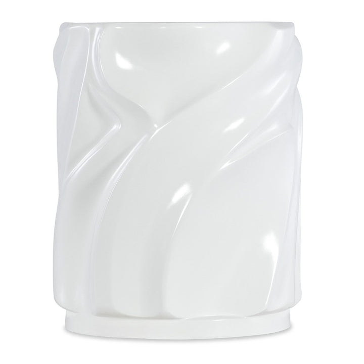 Melange - Alabaster End Table - White