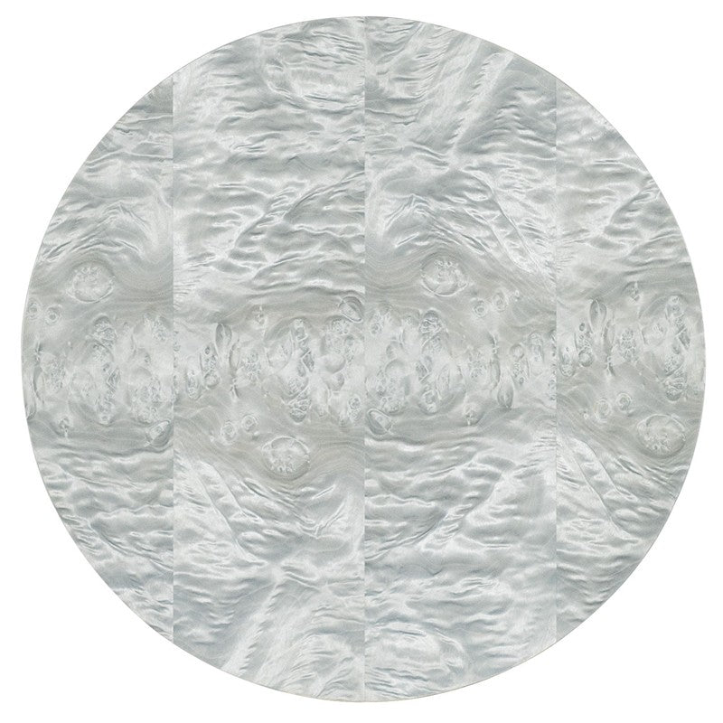 Melange - Emile Accent Table - Pearl Silver