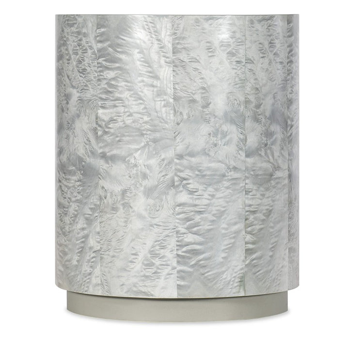 Melange - Emile Accent Table - Pearl Silver