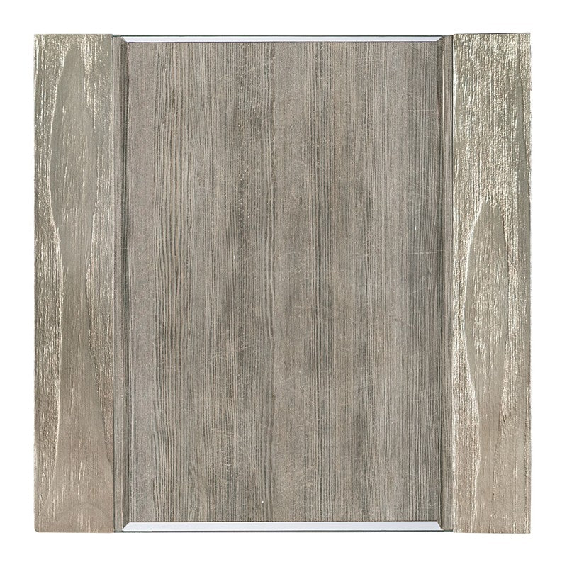 Melange - Saber End Table - Pearl Silver