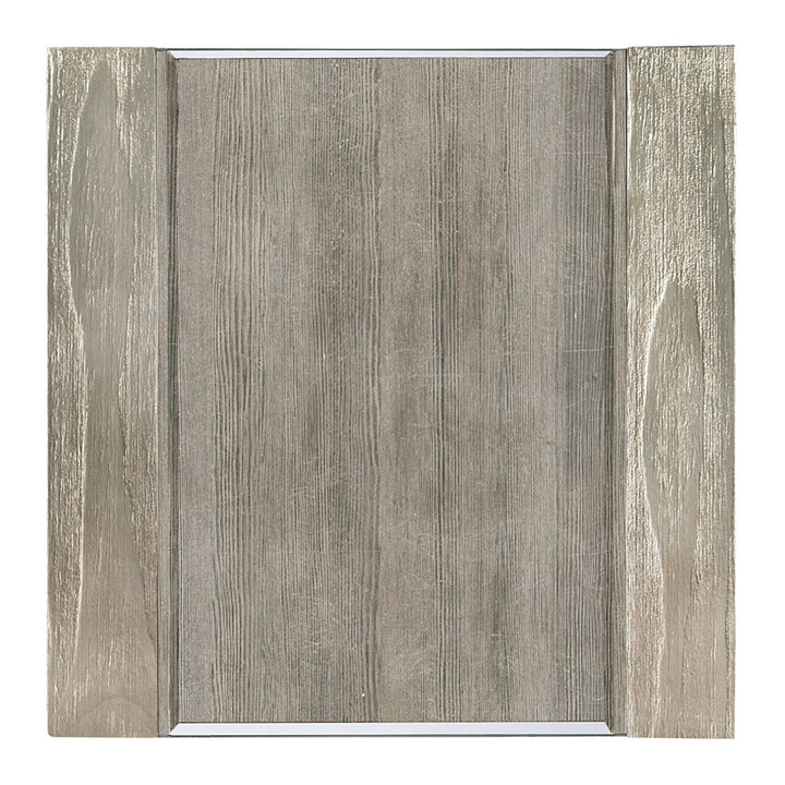 Melange - Saber End Table - Pearl Silver