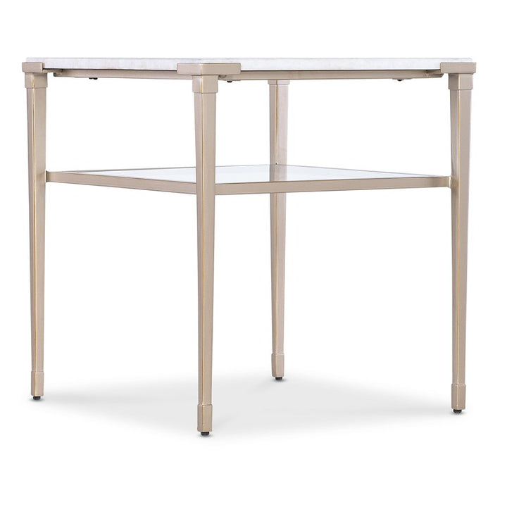 Melange - Jen End Table - Gold