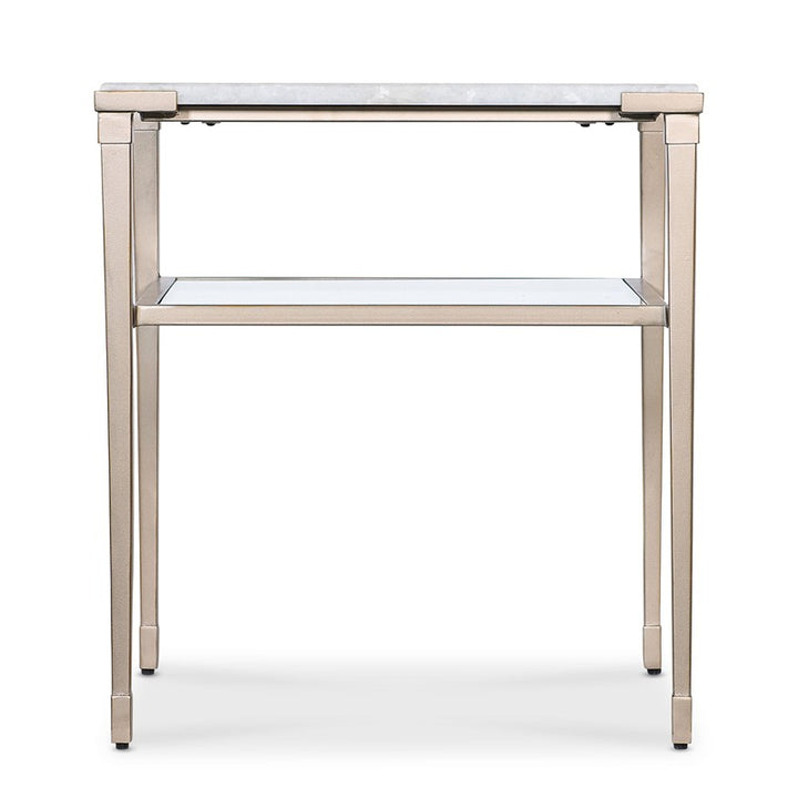 Melange - Jen End Table - Gold