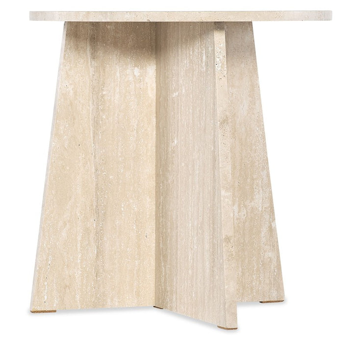 Melange - Cirque End Table - Beige