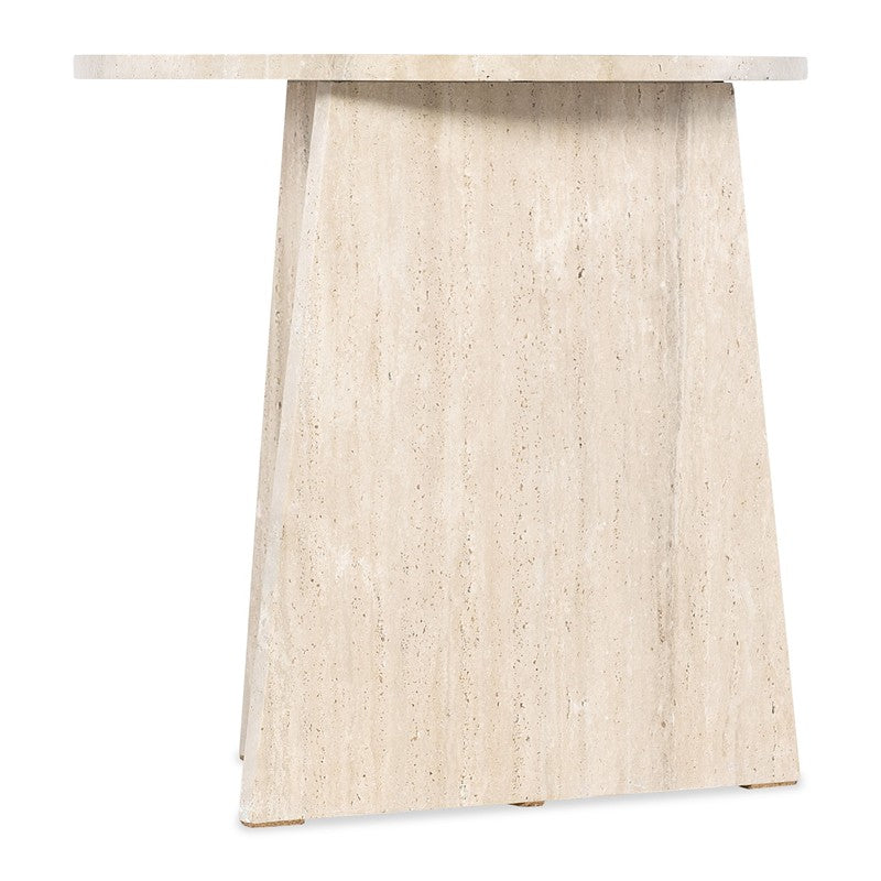 Melange - Cirque End Table - Beige