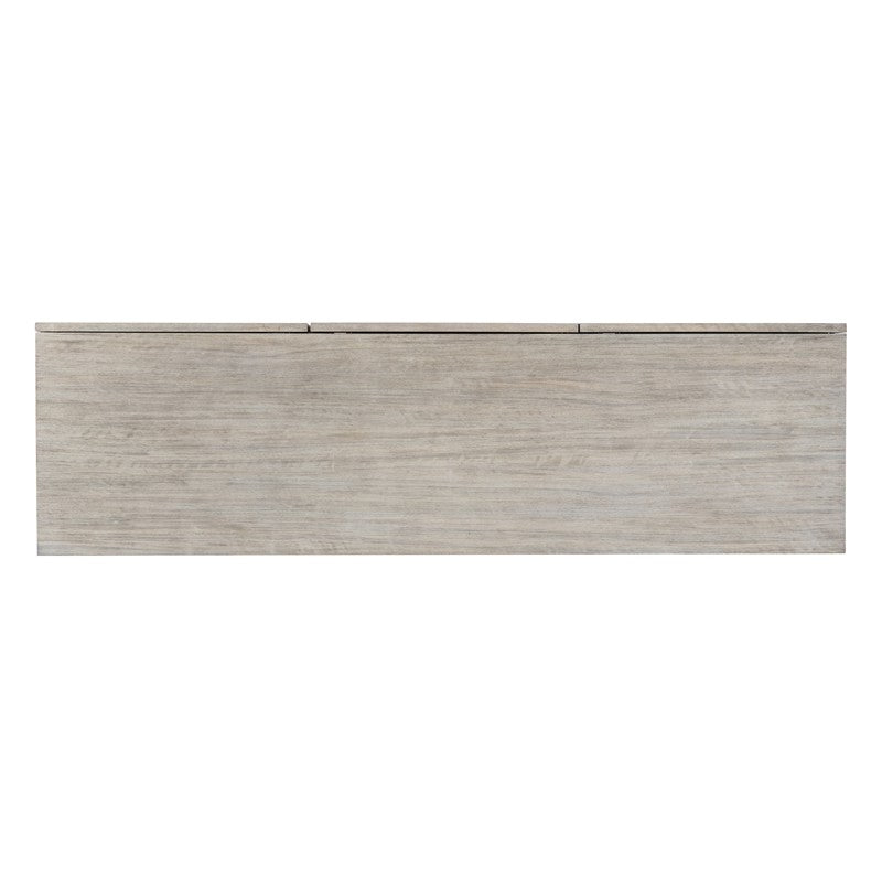 Melange - Ground Perspective Credenza - Pearl Silver