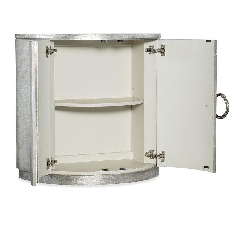 Melange - Deserie Demilune Chest - Pearl Silver